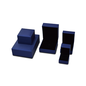 2024 New Design Hot Sale Blue Jewlery Set Boxes Ring Box Pendant Box Necklace Box from China Factory