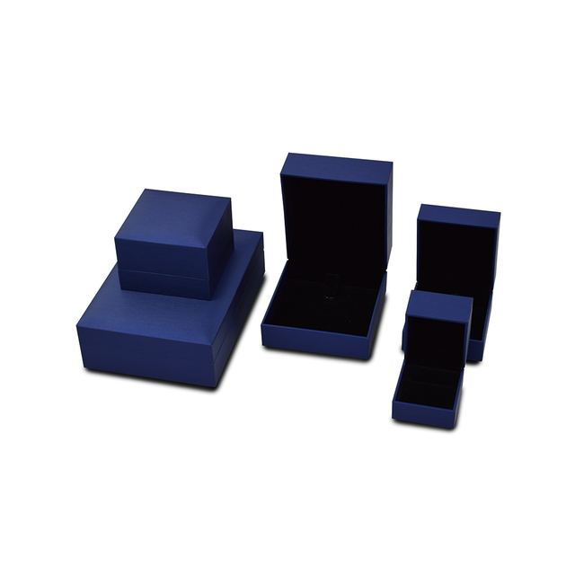 2024 New Design Hot Sale Blue Jewlery Set Boxes Ring Box Pendant Box Necklace Box from China Factory