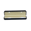 Black Leather Necklace Display Box Jewelry Packaging Box with LED lights