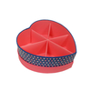 Red Heart Shaped Septate Gift Box Case Packaging Box