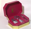 Unique Custom Shaped Rigid Box Custom Printed Packaging Box with Foil Stamping 