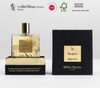 Luxury 100ml Perfume Box with Gold Stamping Spot UV and Embossing 