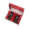 Red Rectangle Lotion Packaging Box Skincare Gift Box Body Care Box with Silk Insert