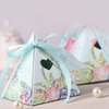 Custom Triangle Gift Box Candy Perfume Packaging Box with Ribbon